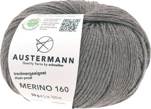 Pređa za pletenje Austermann Merino 160 97610-238 Brown Mottled Pređa za pletenje - 1