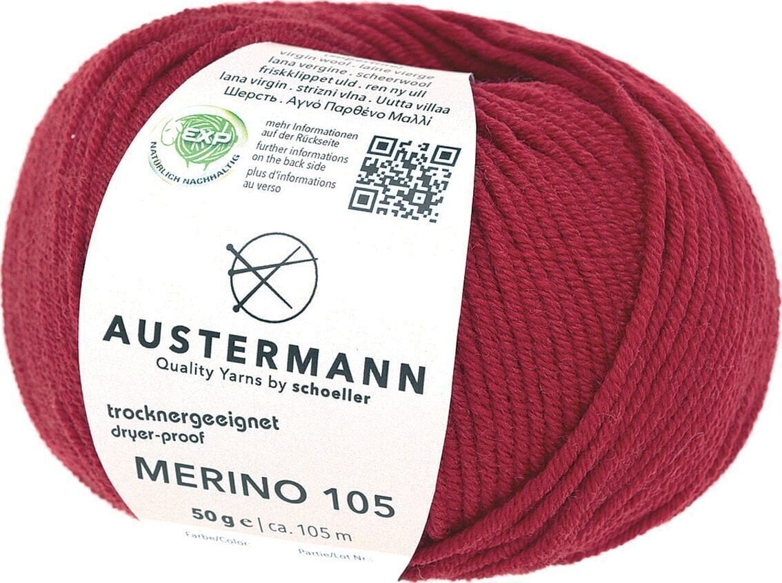 Neulelanka Austermann Merino 105 97612-330 Ruby Neulelanka