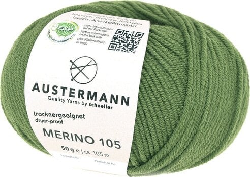 Strikkegarn Austermann Merino 105 97612-339 Absinthe Strikkegarn - 1