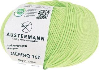 Knitting Yarn Austermann Merino 160 97610-258 Light Green Knitting Yarn