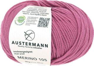 Pređa za pletenje Austermann Merino 105 97612-341 Pink Lipstick Pređa za pletenje