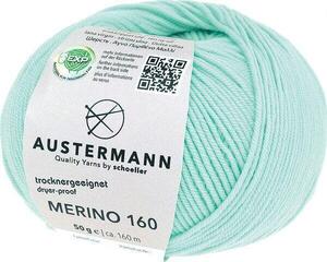 Pređa za pletenje Austermann Merino 160 97610-259 Mint Pređa za pletenje
