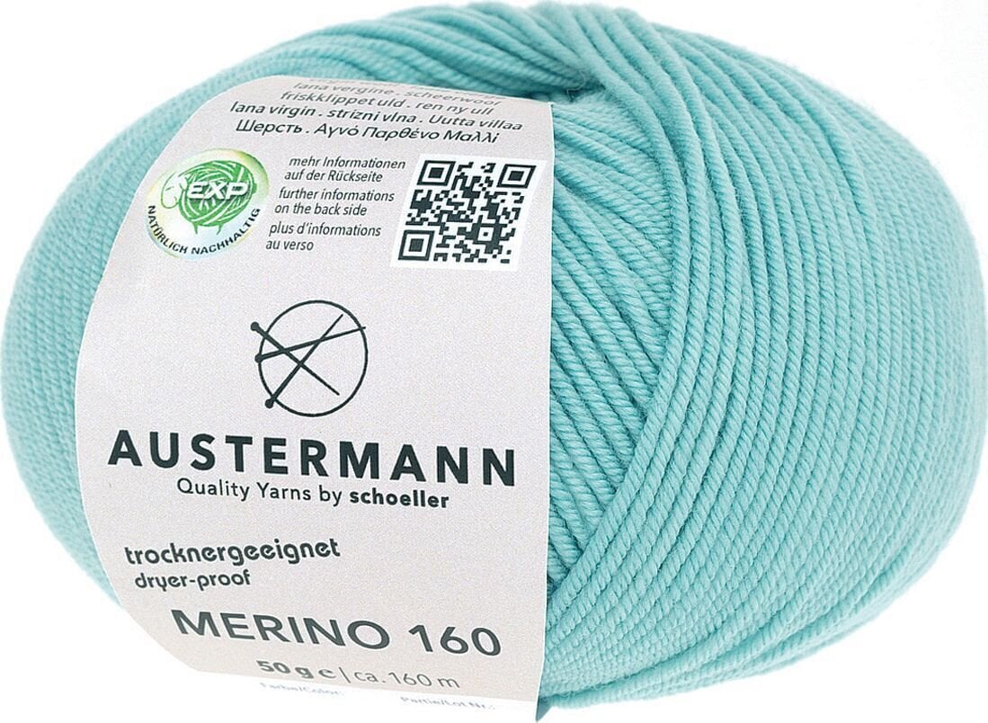 Fil à tricoter Austermann Merino 160 97610-262 Curacao Fil à tricoter