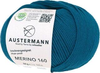 Fil à tricoter Austermann Merino 160 97610-263 Topaz Fil à tricoter