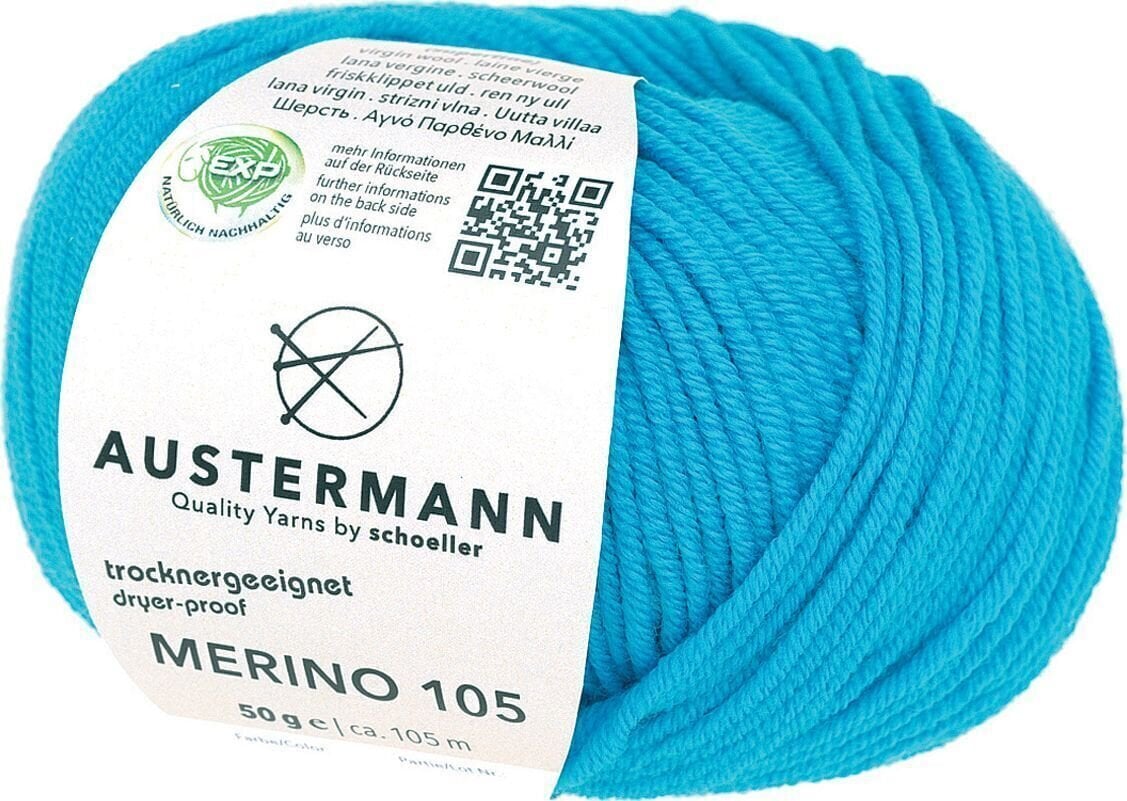 Neulelanka Austermann Merino 105 97612-359 Turquoise Neulelanka