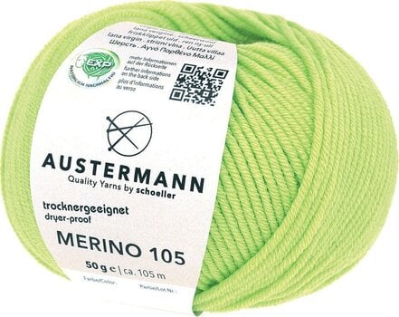 Pređa za pletenje Austermann Merino 105 97612-362 Light Green Pređa za pletenje - 1