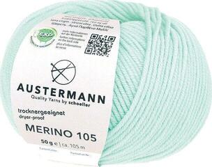 Pređa za pletenje Austermann Merino 105 97612-363 Mint Pređa za pletenje