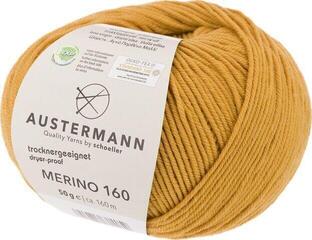 Knitting Yarn Austermann Merino 160 97610-268 Gold Knitting Yarn