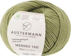 Fil à tricoter Austermann Merino 160 97610-270 Olive Fil à tricoter