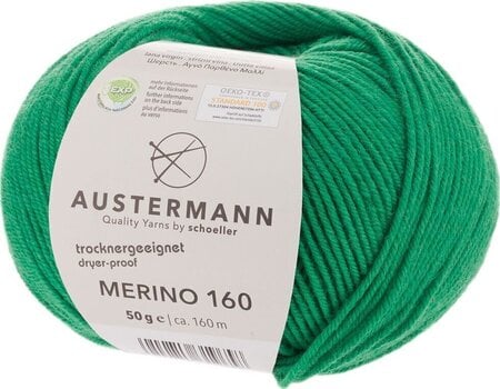 Pređa za pletenje Austermann Merino 160 97610-273 Grass Pređa za pletenje - 1