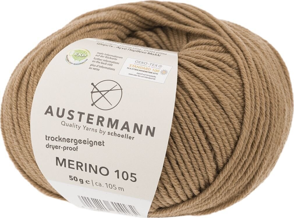 Pređa za pletenje Austermann Merino 105 97612-369 Camel Pređa za pletenje