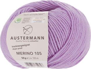 Pređa za pletenje Austermann Merino 105 97612-372 Lilac Pređa za pletenje