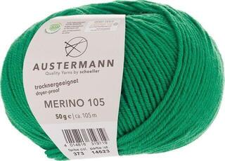 Knitting Yarn Austermann Merino 105 97612-373 Grass Knitting Yarn