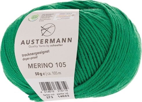 Pređa za pletenje Austermann Merino 105 97612-373 Grass Pređa za pletenje - 1