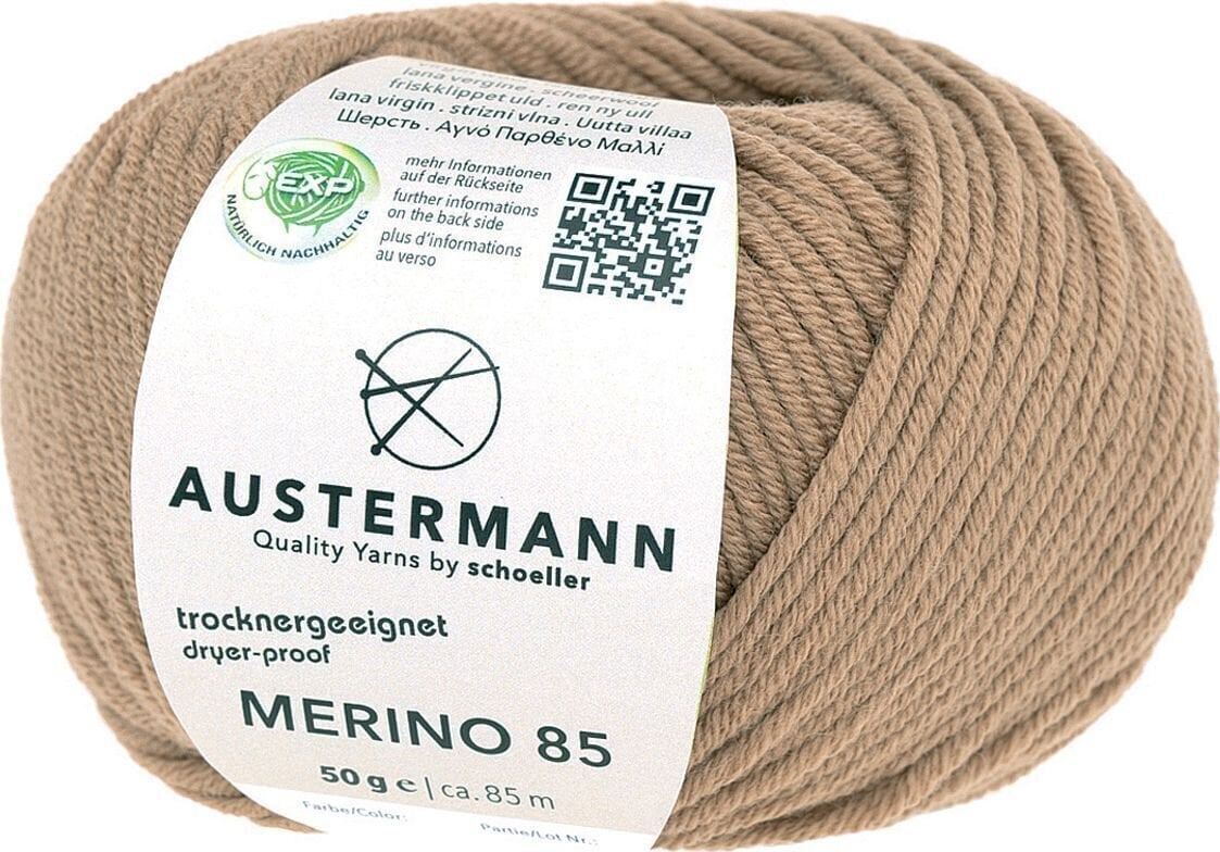 Pređa za pletenje Austermann Merino 85 97614-05 Hemp Pređa za pletenje