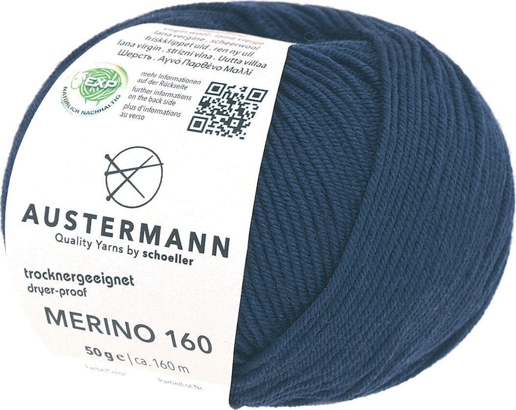 Neulelanka Austermann Merino 160 97610-204 Navy Neulelanka
