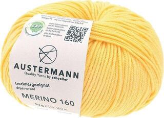 Pređa za pletenje Austermann Merino 160 97610-207 Yellow Pređa za pletenje