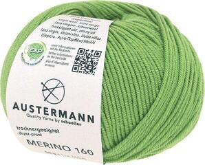 Knitting Yarn Austermann Merino 160 97610-208 Apple Green Knitting Yarn