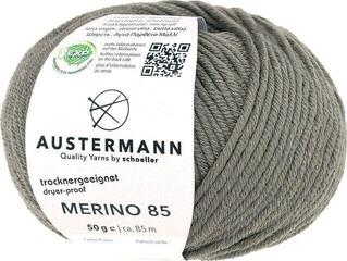Knitting Yarn Austermann Merino 85 97614-21 Olive Knitting Yarn