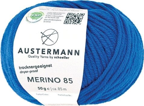 Pređa za pletenje Austermann Merino 85 97614-35 Royal Blue Pređa za pletenje - 1