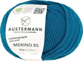 Fil à tricoter Austermann Merino 85 97614-40 Dark Petrol Fil à tricoter