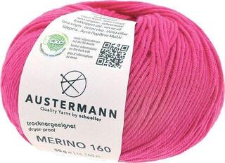 Pređa za pletenje Austermann Merino 160 97610-219 Fuchsia Pređa za pletenje