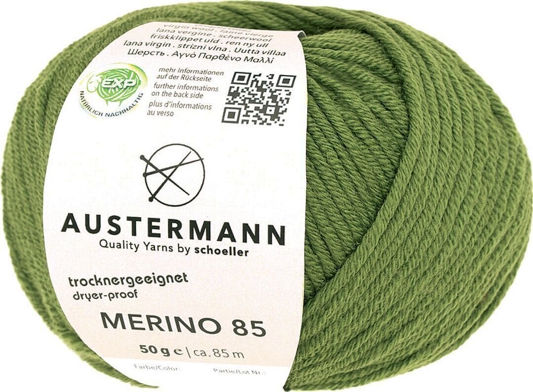 Pređa za pletenje Austermann Merino 85 97614-45 Absinthe Pređa za pletenje