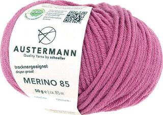 Fil à tricoter Austermann Merino 85 97614-49 Pink Lipstick Fil à tricoter