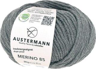 Knitting Yarn Austermann Merino 85 97614-60 Grey Mottled Knitting Yarn
