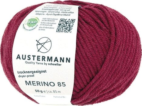 Fil à tricoter Austermann Merino 85 97614-61 Wine Fil à tricoter - 1