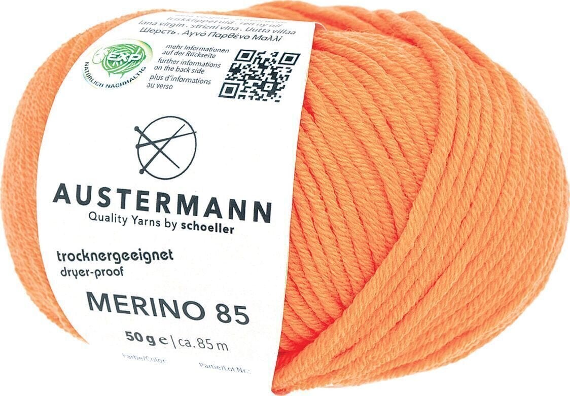 Fil à tricoter Austermann Merino 85 97614-62 Jelly Bean Fil à tricoter