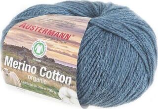 Fil à tricoter Austermann Merino Cotton 98311-04 Blue Fil à tricoter