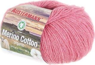 Fil à tricoter Austermann Merino Cotton 98311-06 Pink Fil à tricoter