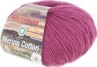 Knitting Yarn Austermann Merino Cotton 98311-07 Fuchsia Knitting Yarn
