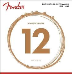 Akusztikus gitárhúrok Fender Phosphor Bronze 60L .12-.53 Akusztikus gitárhúrok