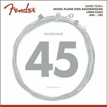 Corde Basso Fender Super 7250 Bass Strings 45-105 - 1
