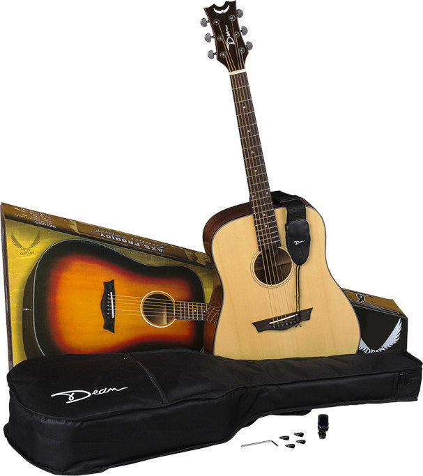 Akustická kytara Dean Guitars AXS Prodigy Pack Gloss Natural