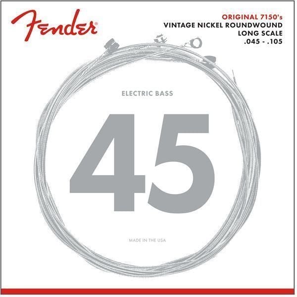 Basgitarrsträngar Fender Original 7150 Bass Strings .45-.105