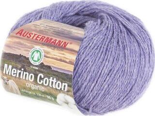 Pređa za pletenje Austermann Merino Cotton 98311-16 Purple Pređa za pletenje