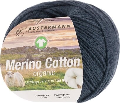 Breigaren Austermann Merino Cotton 98311-28 Navy Breigaren - 1