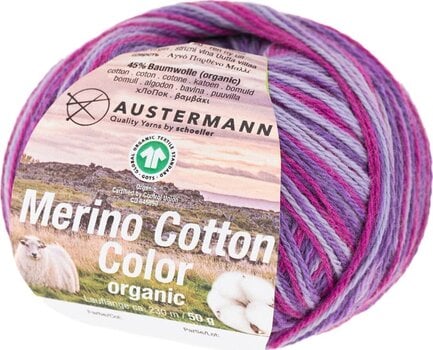 Breigaren Austermann Merino Cotton Color 90348-101 Orchid Breigaren - 1