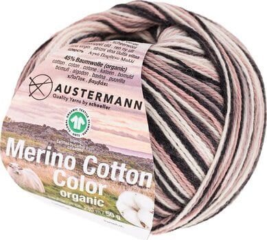 Pređa za pletenje Austermann Merino Cotton Color 90348-103 Granite Pređa za pletenje - 1