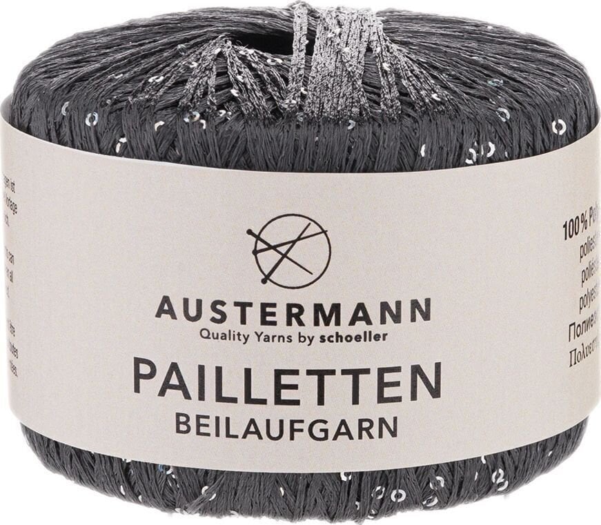 Breigaren Austermann Pailletten 98201-02 Anthracite Breigaren