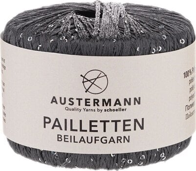 Breigaren Austermann Pailletten 98201-02 Anthracite Breigaren - 1