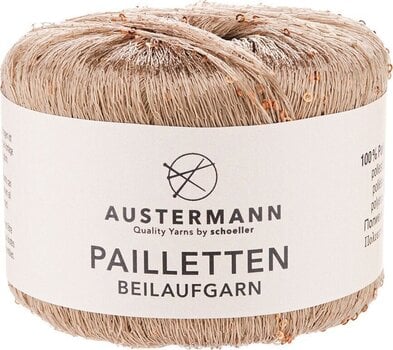 Pređa za pletenje Austermann Pailletten 98201-03 Gold Pređa za pletenje - 1