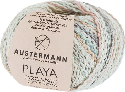 Pređa za pletenje Austermann Playa Organic Cotton 90307-02 Shell Pređa za pletenje - 1