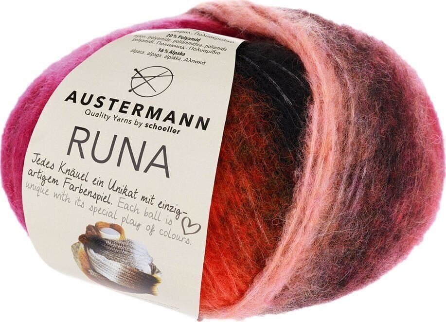 Strickgarn Austermann Runa 90352-04 Dahlia Strickgarn