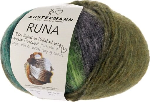 Pređa za pletenje Austermann Runa 90352-07 Forest Pređa za pletenje - 1
