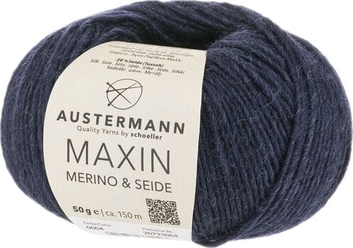 Neulelanka Austermann Maxin Merino & Seide 90320-04 Navy Neulelanka - 1