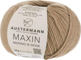 Pređa za pletenje Austermann Maxin Merino & Seide 90320-05 Camel Pređa za pletenje